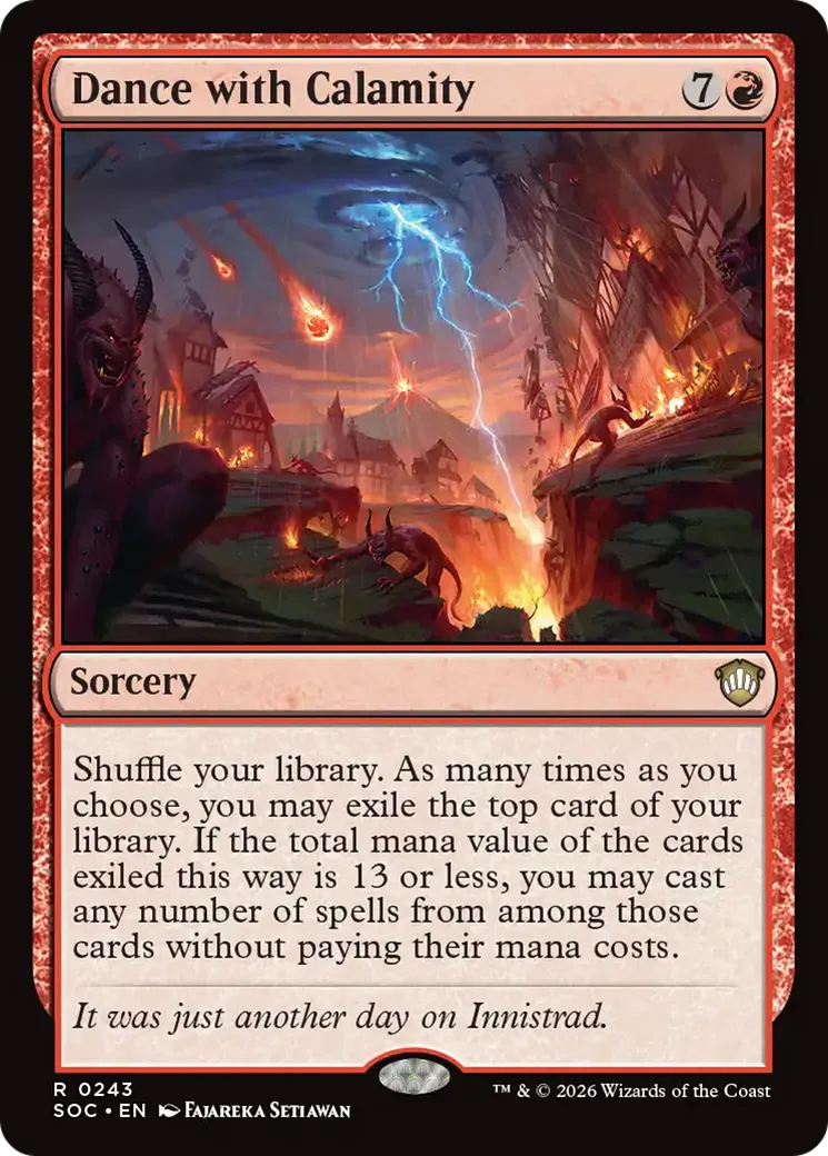 Dance with Calamity — Secrets of Strixhaven Commander — Magic: The Gathering