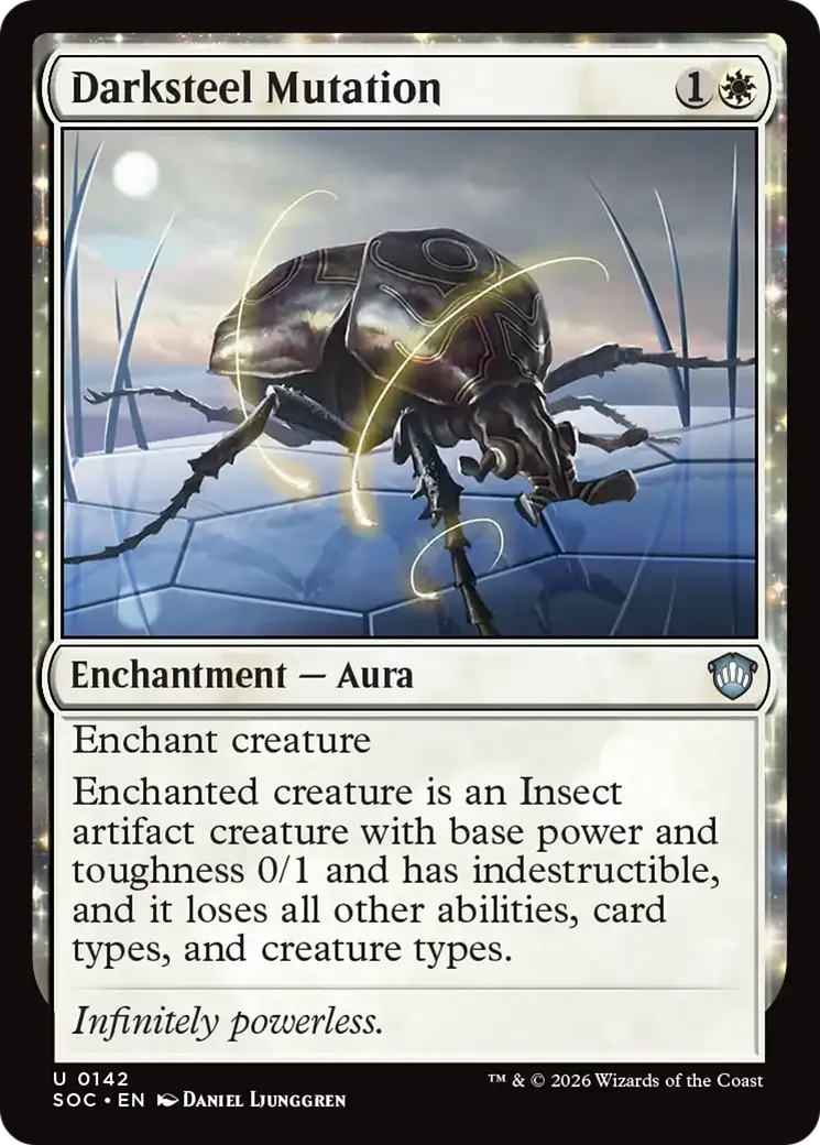 Darksteel Mutation — Secrets of Strixhaven Commander — Magic: The Gathering