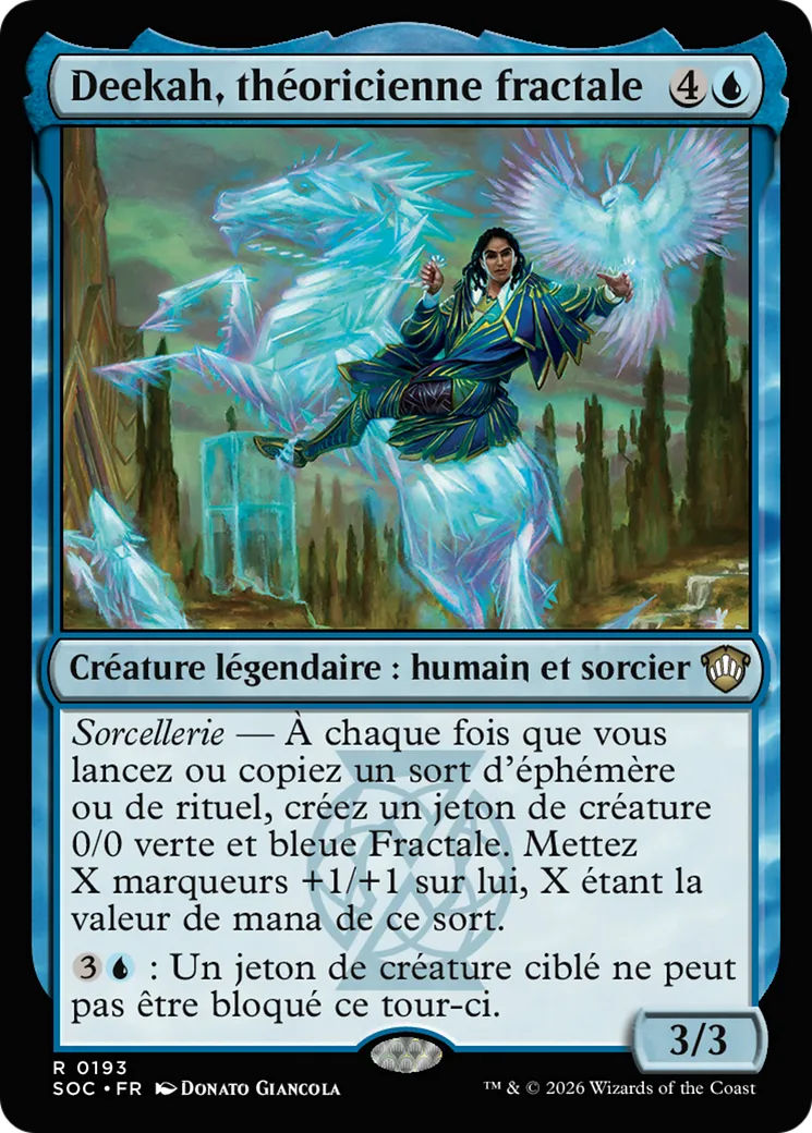 Deekah, théoricienne fractale — Secrets of Strixhaven Commander — Magic: The Gathering