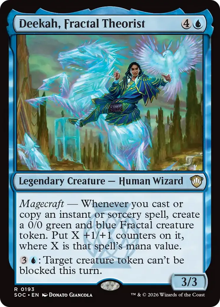 Deekah, théoricienne fractale — Secrets of Strixhaven Commander — Magic: The Gathering