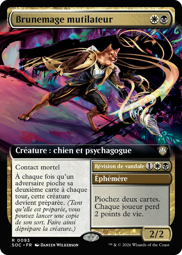 Brunemage mutilateur // Vandal's Edit — Secrets of Strixhaven Commander — Magic: The Gathering