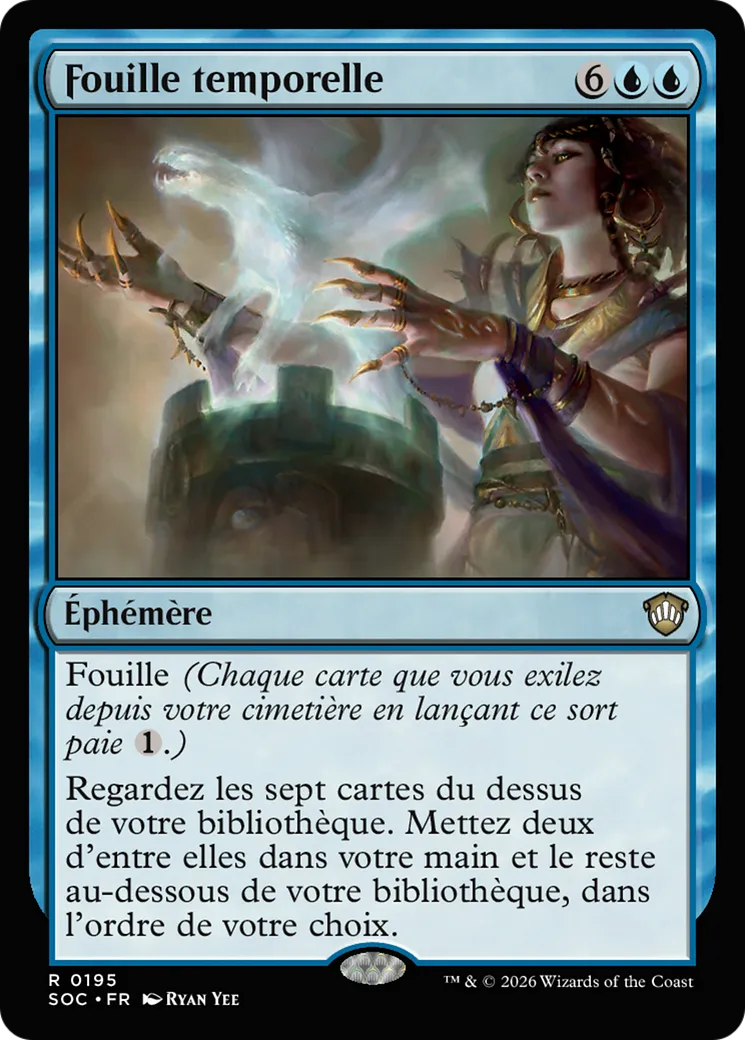Fouille temporelle — Secrets of Strixhaven Commander — Magic: The Gathering