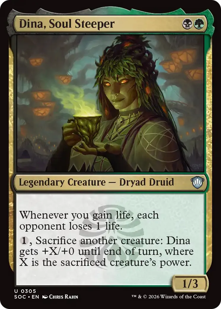 Dina, Soul Steeper — Secrets of Strixhaven Commander — Magic: The Gathering