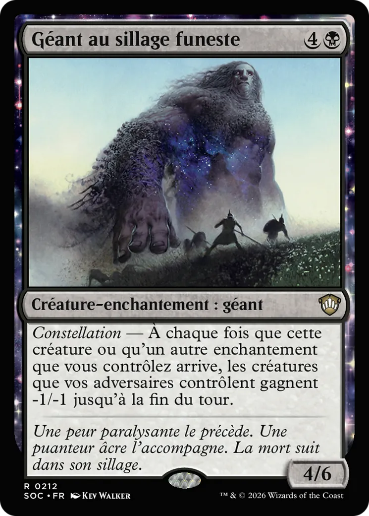 Géant au sillage funeste — Secrets of Strixhaven Commander — Magic: The Gathering