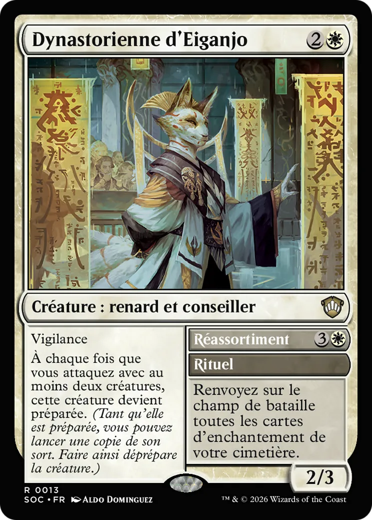 Dynastorienne d'Eiganjo // Replenish — Secrets of Strixhaven Commander — Magic: The Gathering