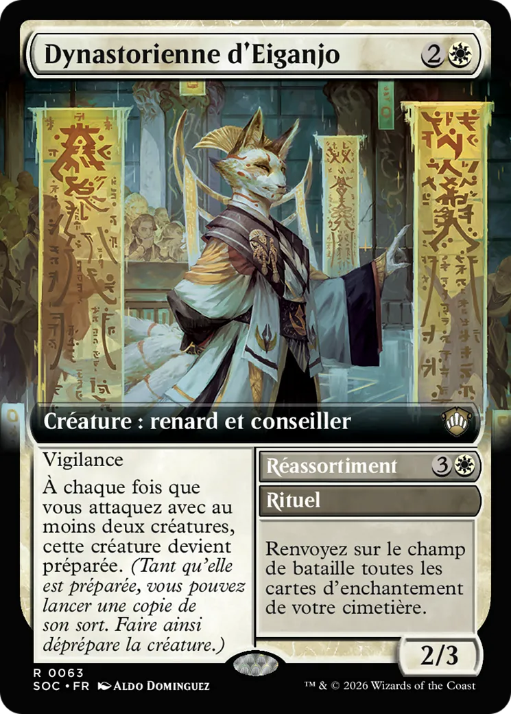 Dynastorienne d'Eiganjo // Replenish — Secrets of Strixhaven Commander — Magic: The Gathering