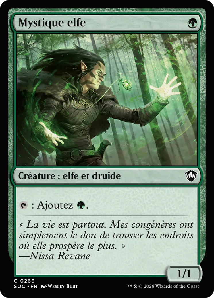 Mystique elfe — Secrets of Strixhaven Commander — Magic: The Gathering