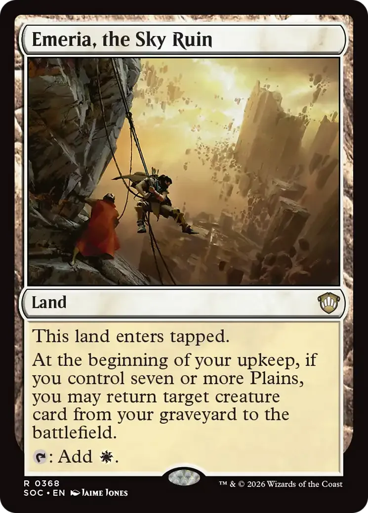 Emeria, the Sky Ruin — Secrets of Strixhaven Commander — Magic: The Gathering