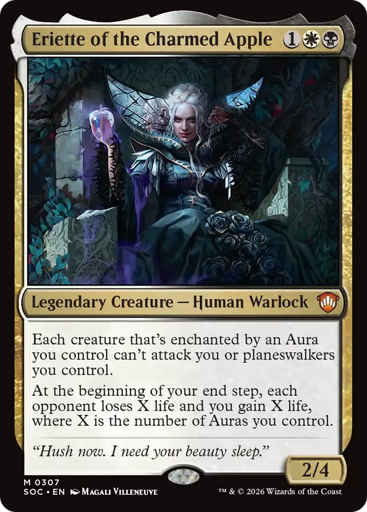 Eriette of the Charmed Apple — Secrets of Strixhaven Commander — Magic: The Gathering