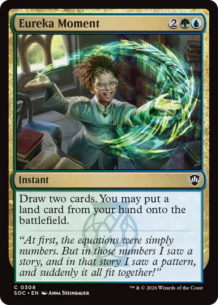 Eureka Moment — Secrets of Strixhaven Commander — Magic: The Gathering
