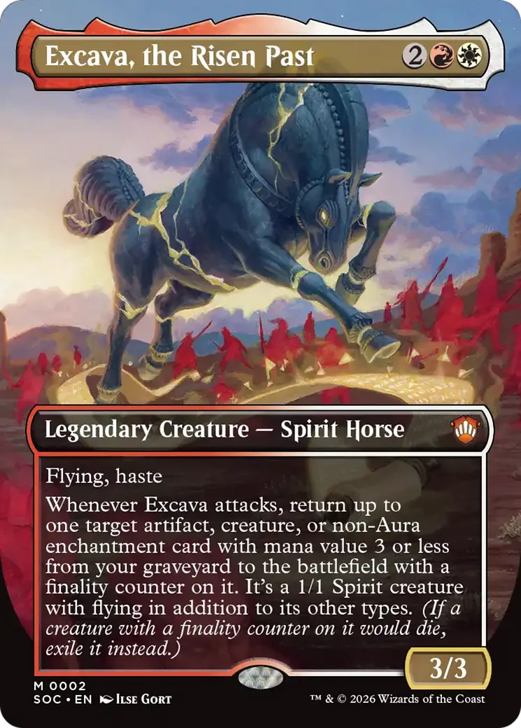 Excava, the Risen Past — Secrets of Strixhaven Commander — Magic: The Gathering