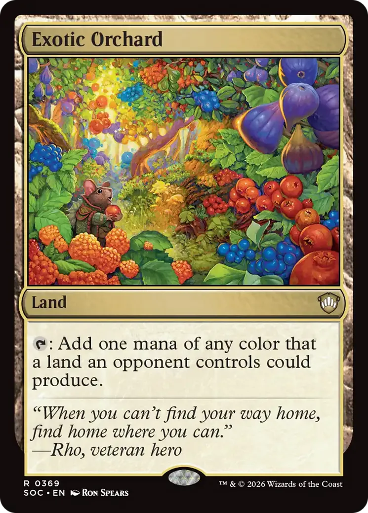 Exotic Orchard — Secrets of Strixhaven Commander — Magic: The Gathering
