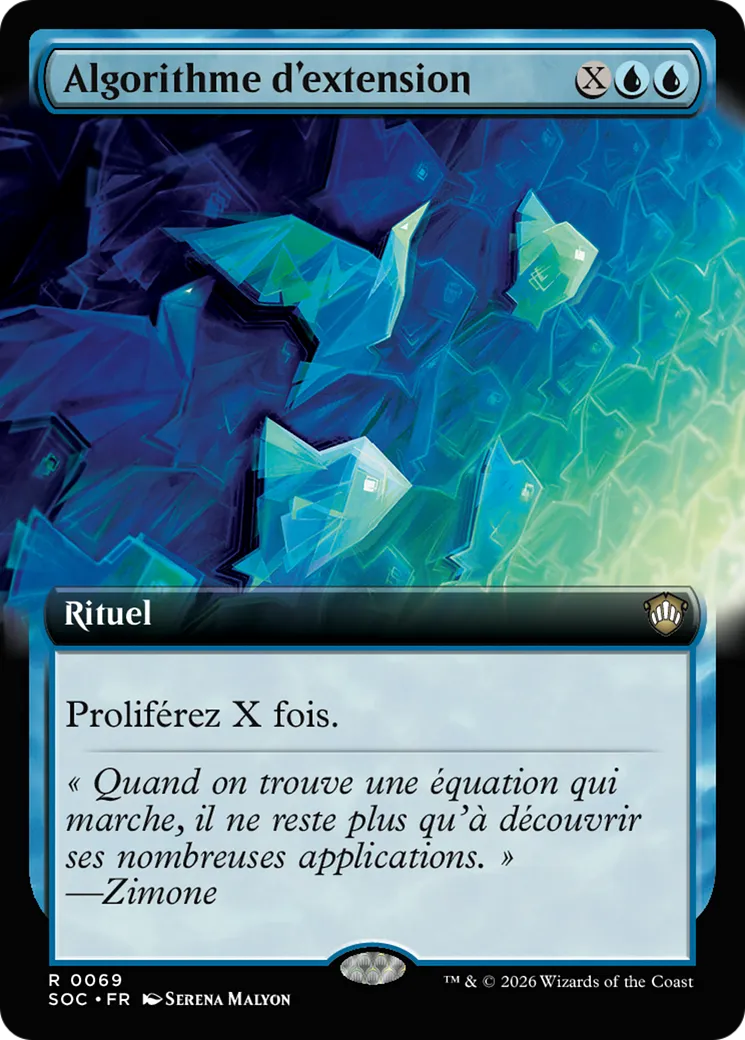 Algorithme d'extension — Secrets of Strixhaven Commander — Magic: The Gathering