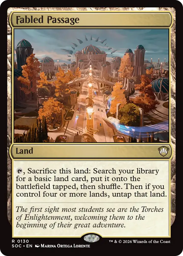 Fabled Passage — Secrets of Strixhaven Commander — Magic: The Gathering