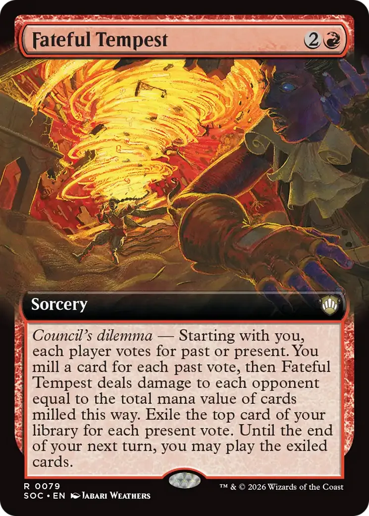 Fateful Tempest — Secrets of Strixhaven Commander — Magic: The Gathering