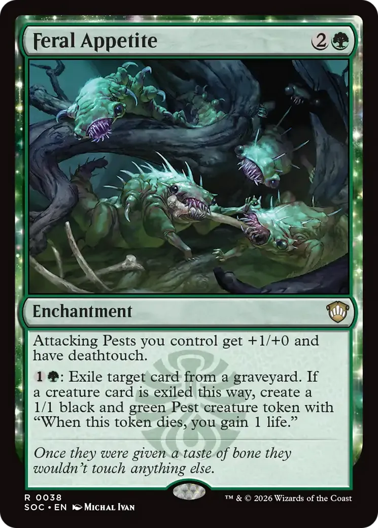 Feral Appetite — Secrets of Strixhaven Commander — Magic: The Gathering