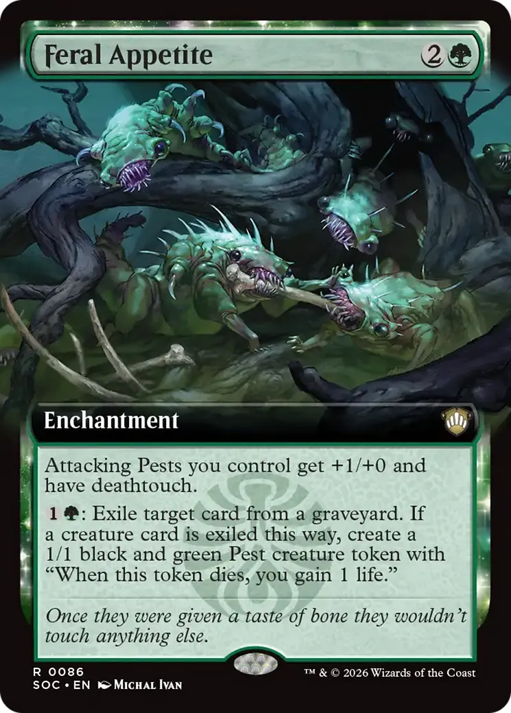 Appétit sauvage — Secrets of Strixhaven Commander — Magic: The Gathering