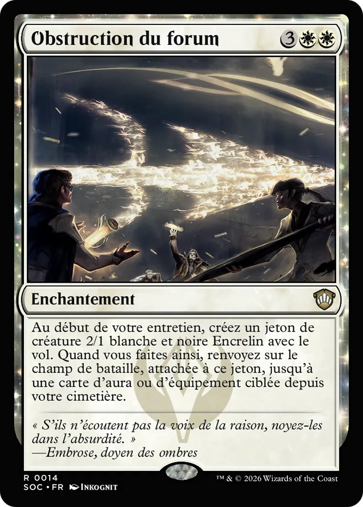Obstruction du forum — Secrets of Strixhaven Commander — Magic: The Gathering