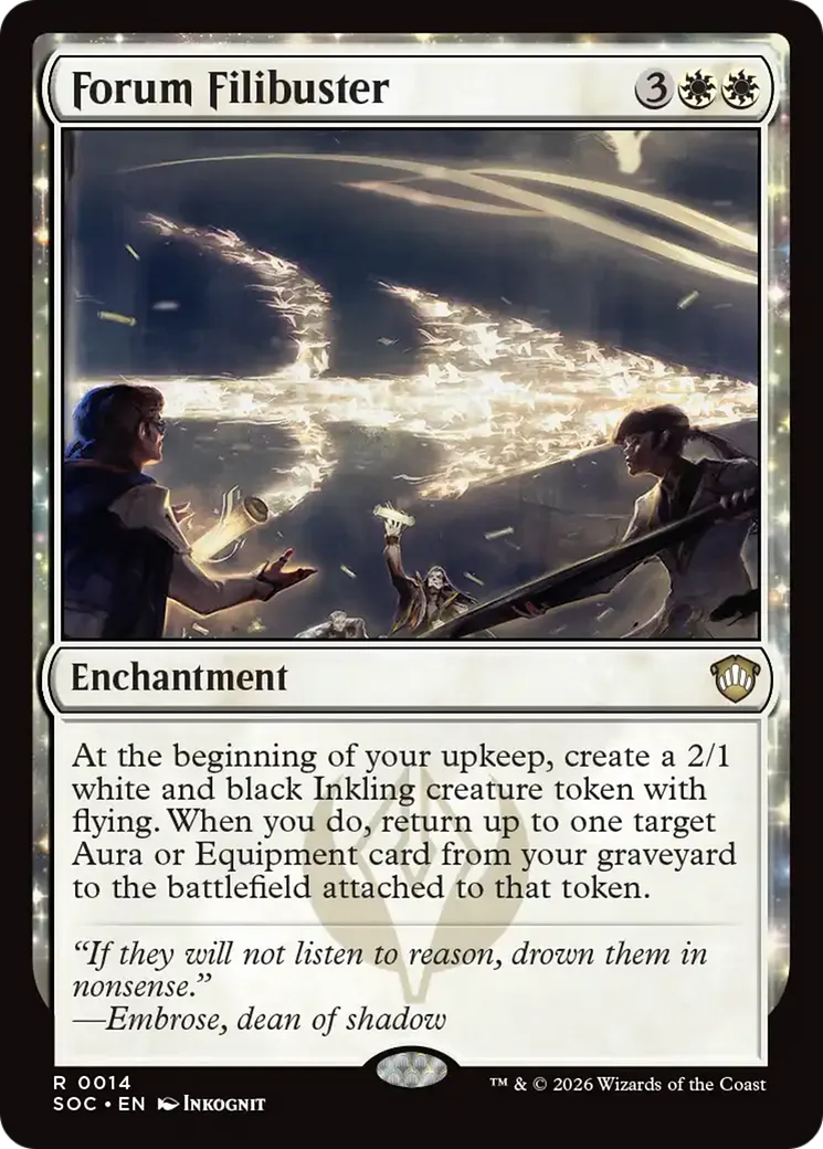 Forum Filibuster — Secrets of Strixhaven Commander — Magic: The Gathering