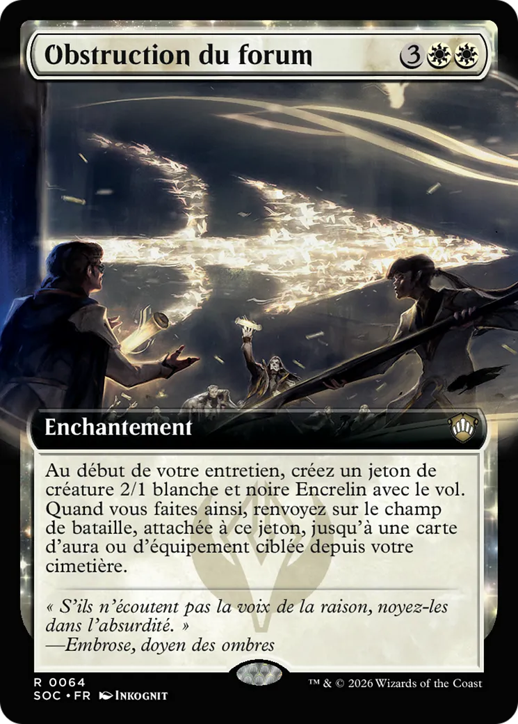 Obstruction du forum — Secrets of Strixhaven Commander — Magic: The Gathering