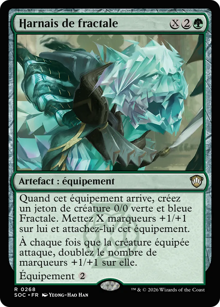 Harnais de fractale — Secrets of Strixhaven Commander — Magic: The Gathering