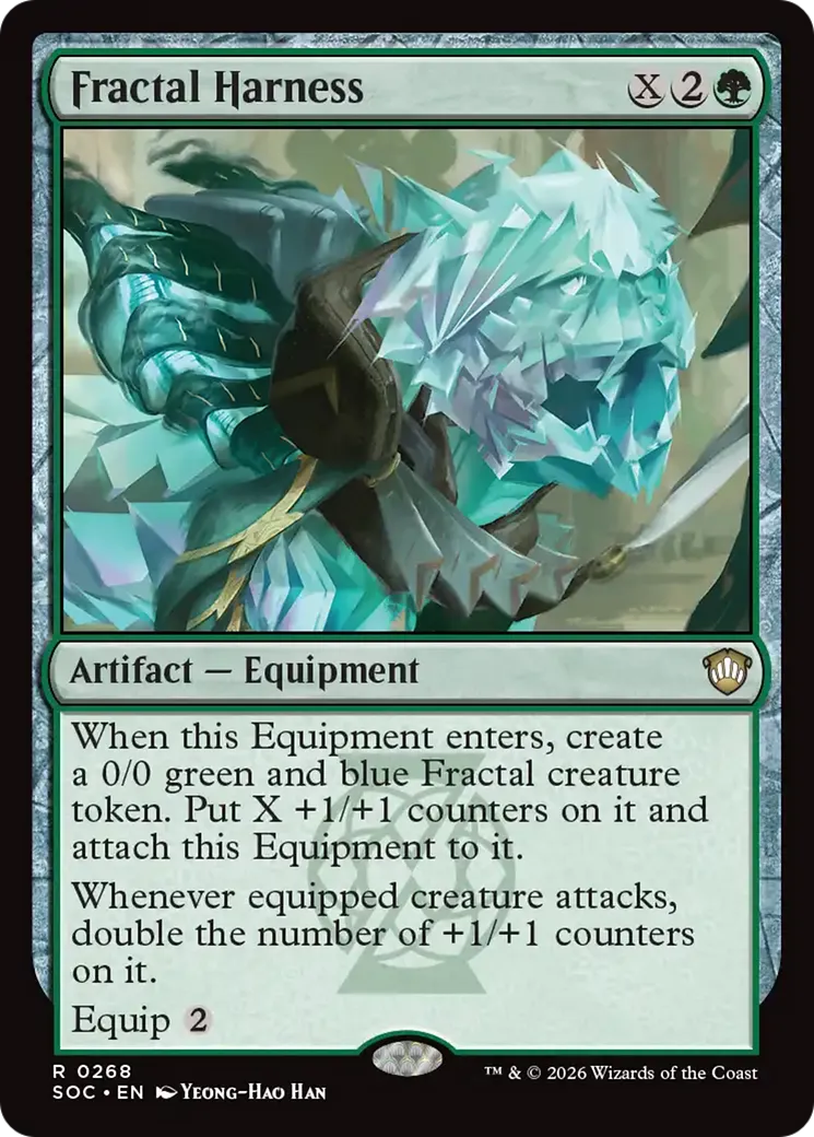 Fractal Harness — Secrets of Strixhaven Commander — Magic: The Gathering
