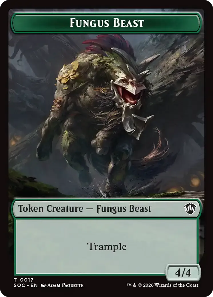 Fungus Beast — Secrets of Strixhaven Commander — Magic: The Gathering