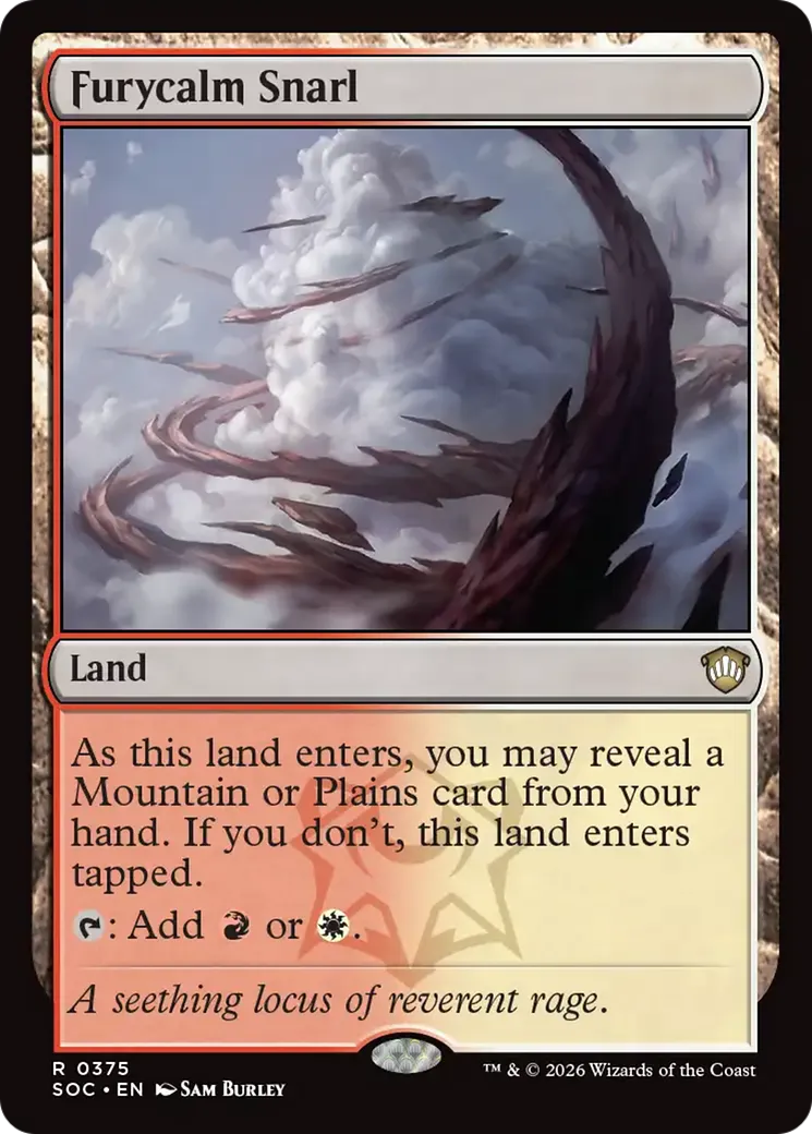Furycalm Snarl — Secrets of Strixhaven Commander — Magic: The Gathering