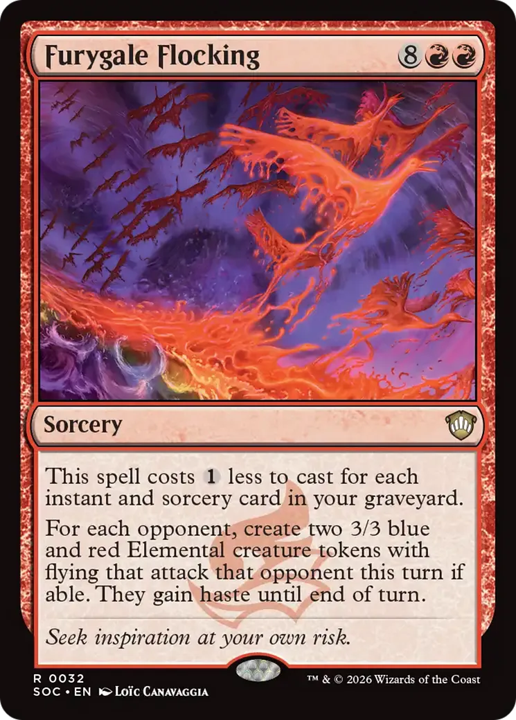 Volée ragevent — Secrets of Strixhaven Commander — Magic: The Gathering
