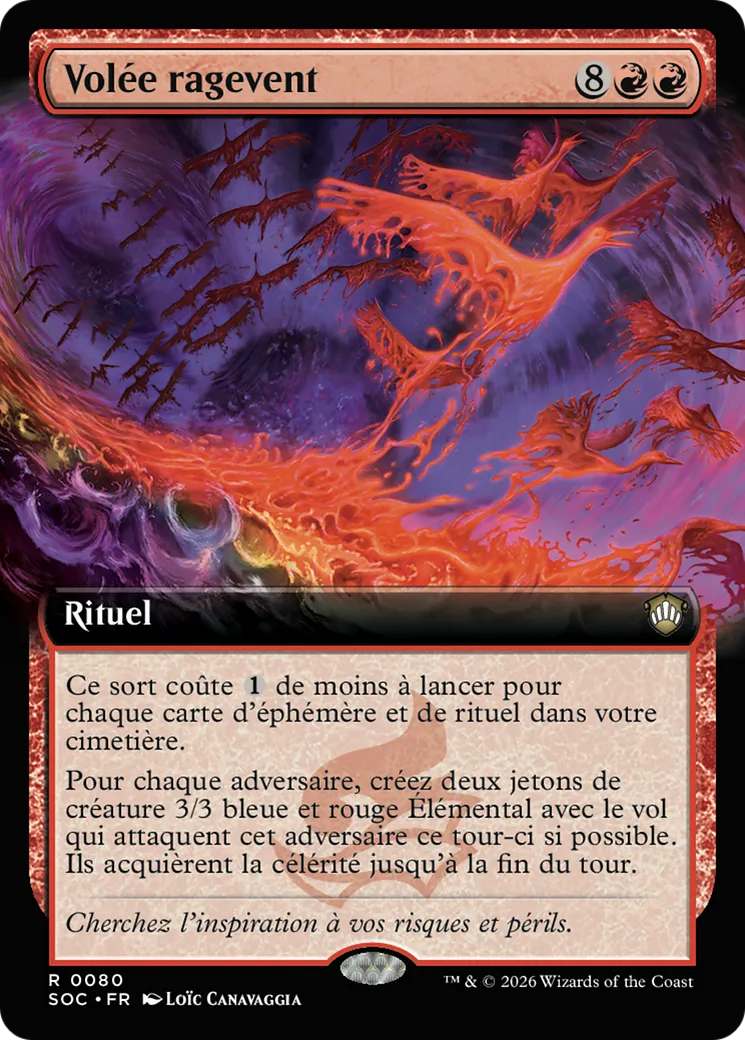 Volée ragevent — Secrets of Strixhaven Commander — Magic: The Gathering