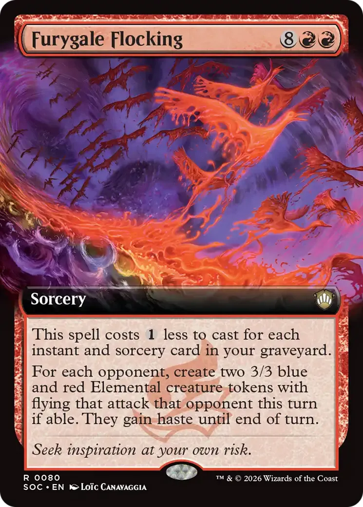 Furygale Flocking — Secrets of Strixhaven Commander — Magic: The Gathering