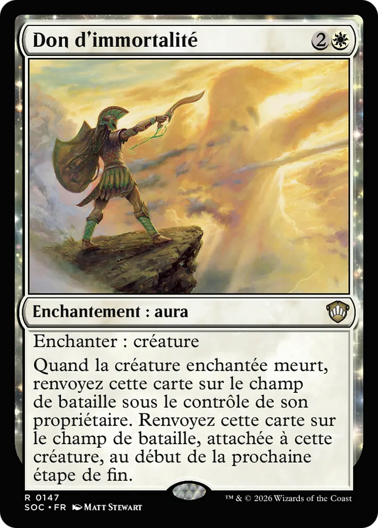 Don d'immortalité — Secrets of Strixhaven Commander — Magic: The Gathering