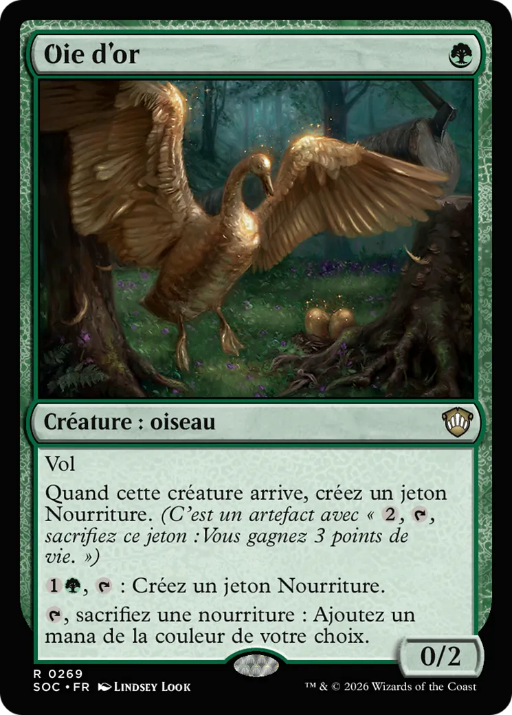 Oie d'or — Secrets of Strixhaven Commander — Magic: The Gathering