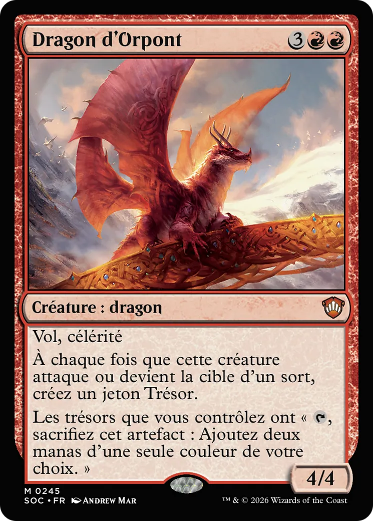 Dragon d'Orpont — Secrets of Strixhaven Commander — Magic: The Gathering