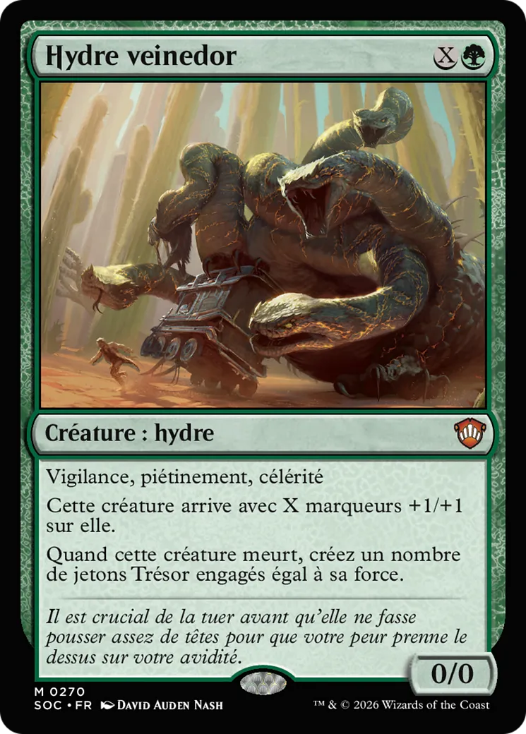 Hydre veinedor — Secrets of Strixhaven Commander — Magic: The Gathering