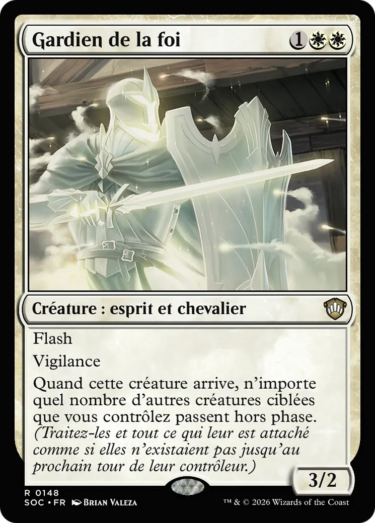 Gardien de la foi — Secrets of Strixhaven Commander — Magic: The Gathering