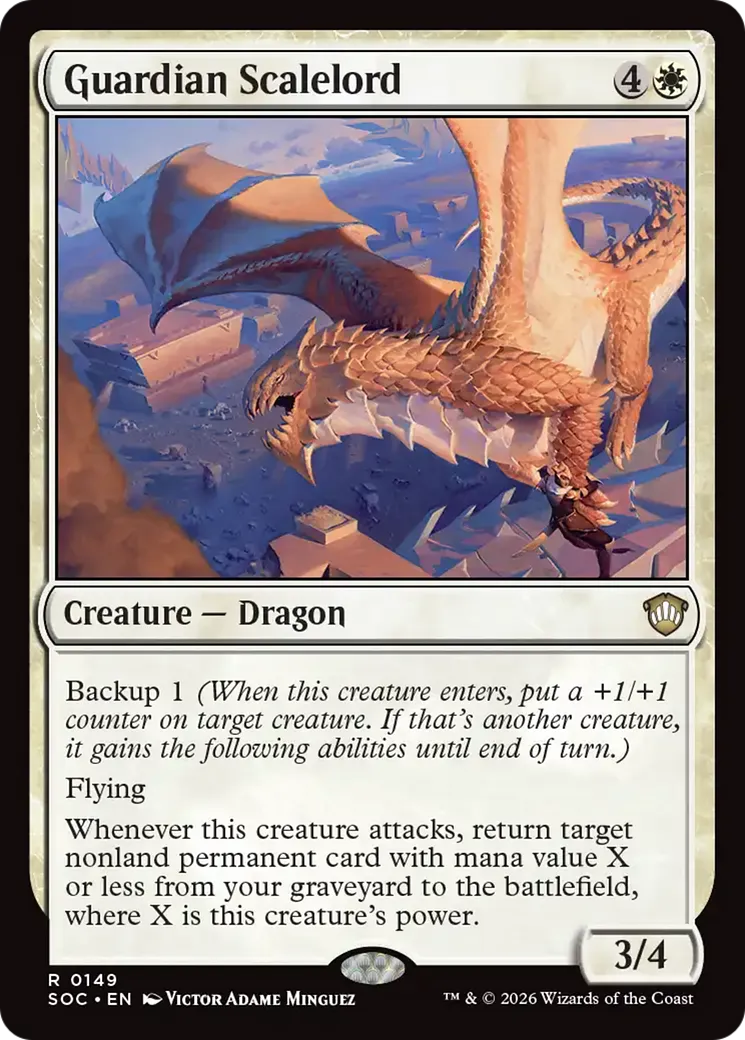 Seigneur squameux gardien — Secrets of Strixhaven Commander — Magic: The Gathering
