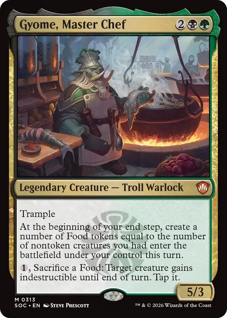 Gyome, Master Chef — Secrets of Strixhaven Commander — Magic: The Gathering