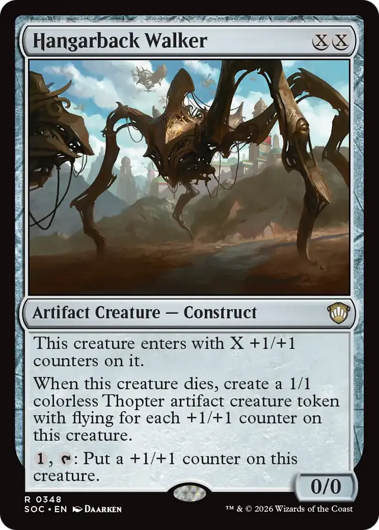 Hangarback Walker — Secrets of Strixhaven Commander — Magic: The Gathering