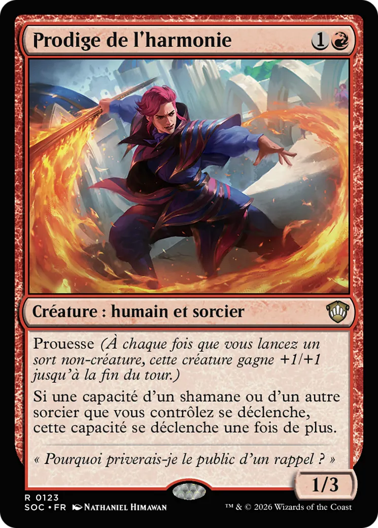 Prodige de l'harmonie — Secrets of Strixhaven Commander — Magic: The Gathering