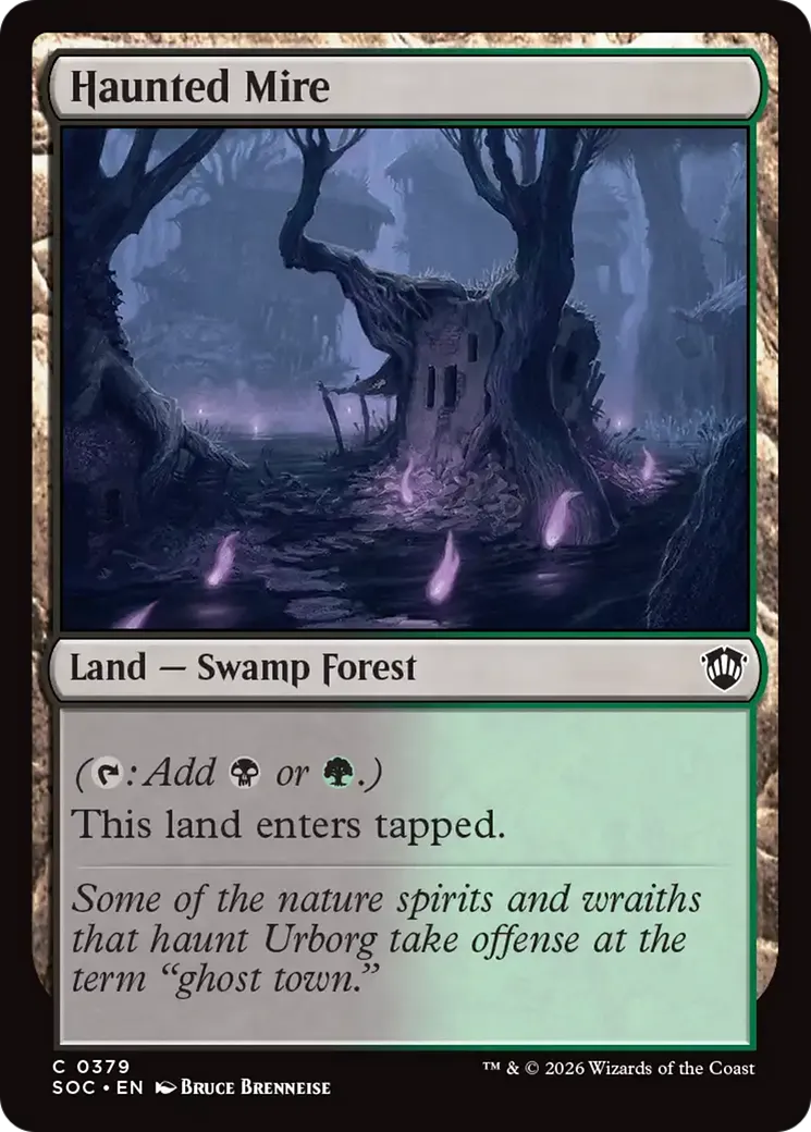Haunted Mire — Secrets of Strixhaven Commander — Magic: The Gathering