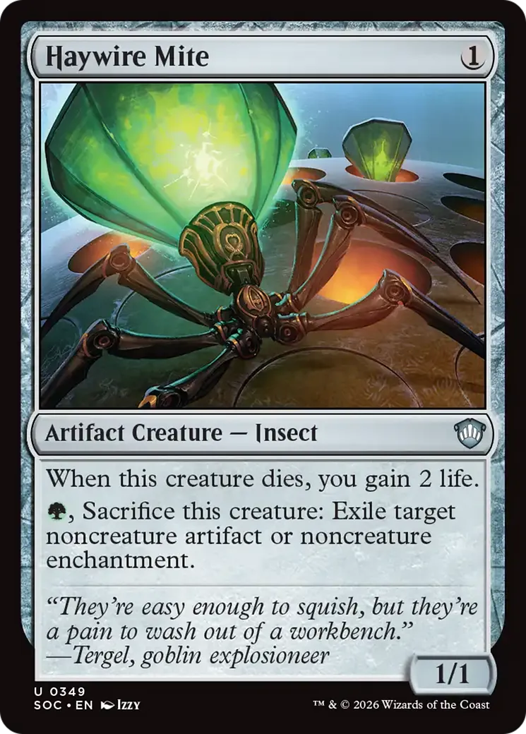 Haywire Mite — Secrets of Strixhaven Commander — Magic: The Gathering