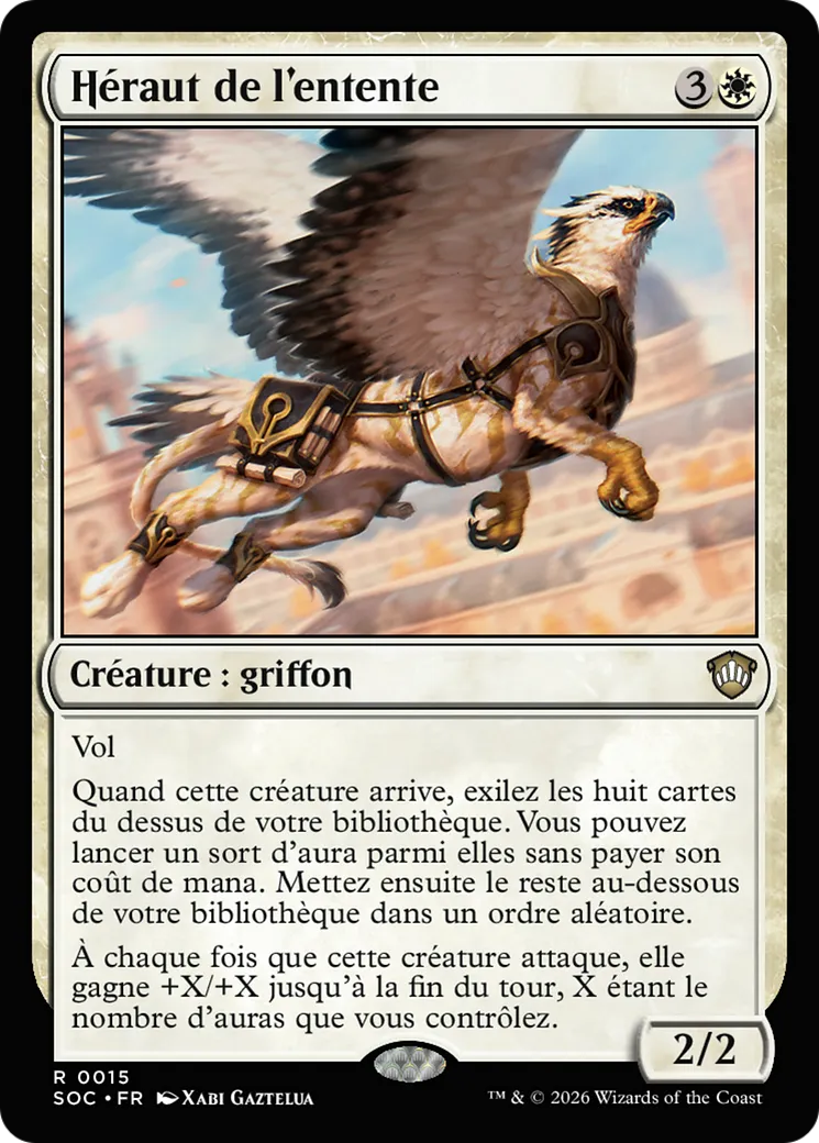 Héraut de l'entente — Secrets of Strixhaven Commander — Magic: The Gathering