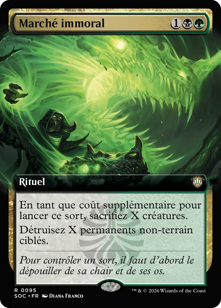 Marché immoral — Secrets of Strixhaven Commander — Magic: The Gathering