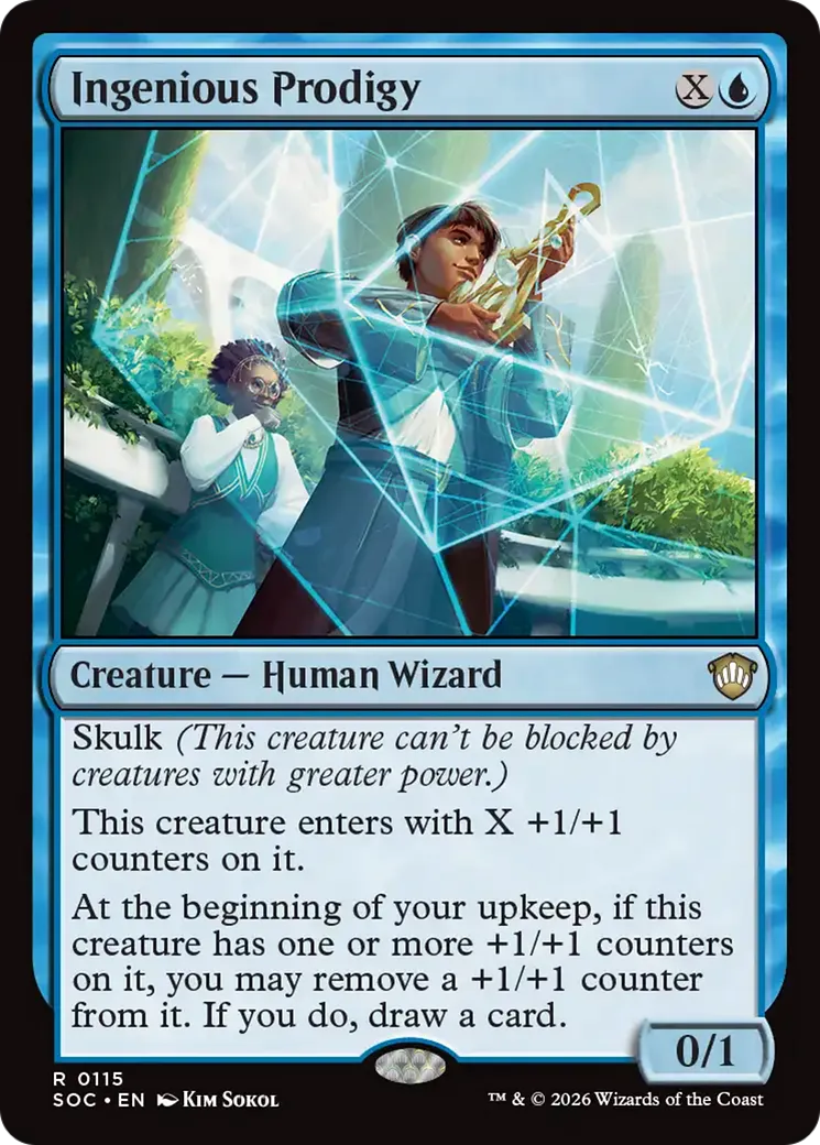 Ingenious Prodigy — Secrets of Strixhaven Commander — Magic: The Gathering