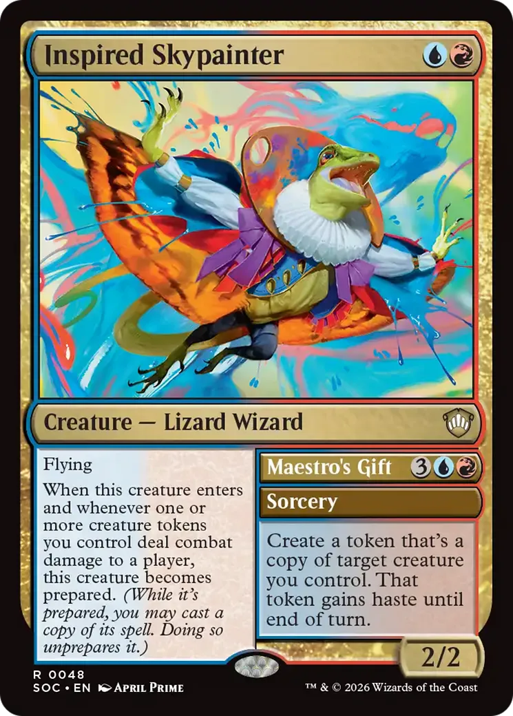 Peintreciel inspiré // Maestro's Gift — Secrets of Strixhaven Commander — Magic: The Gathering