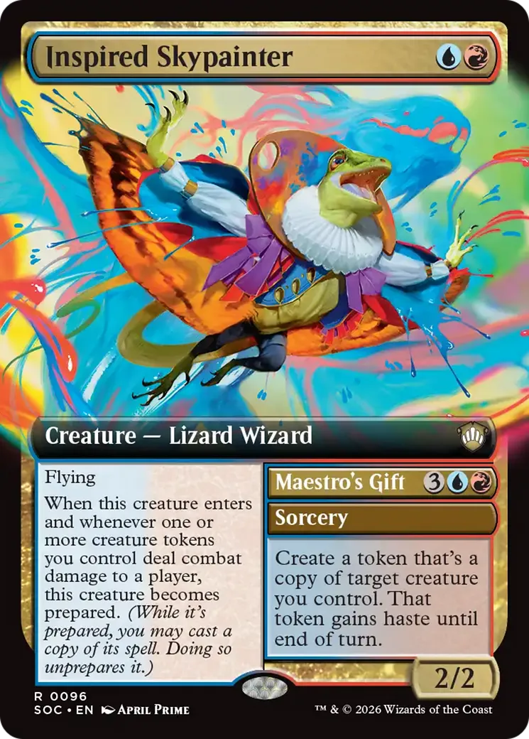 Inspired Skypainter // Maestro's Gift — Secrets of Strixhaven Commander — Magic: The Gathering