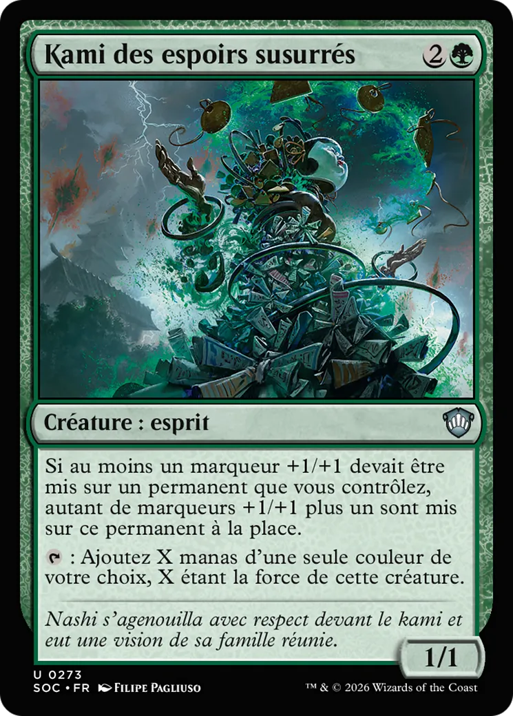 Kami des espoirs susurrés — Secrets of Strixhaven Commander — Magic: The Gathering