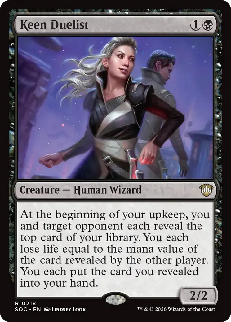Keen Duelist — Secrets of Strixhaven Commander — Magic: The Gathering