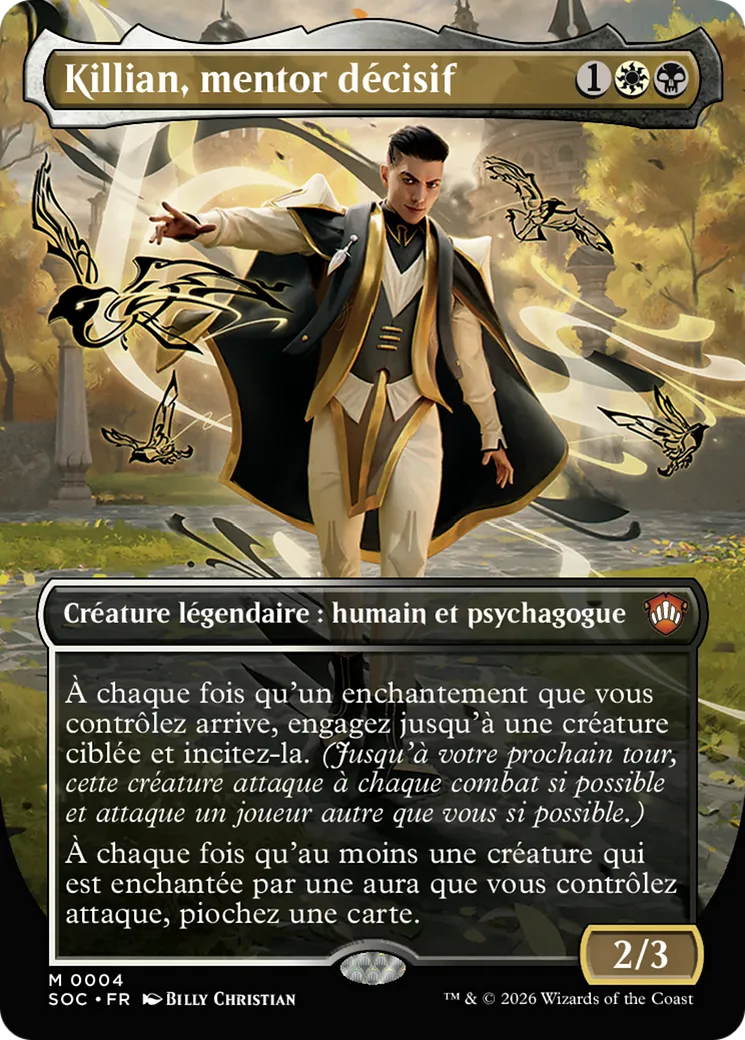Killian, mentor décisif — Secrets of Strixhaven Commander — Magic: The Gathering